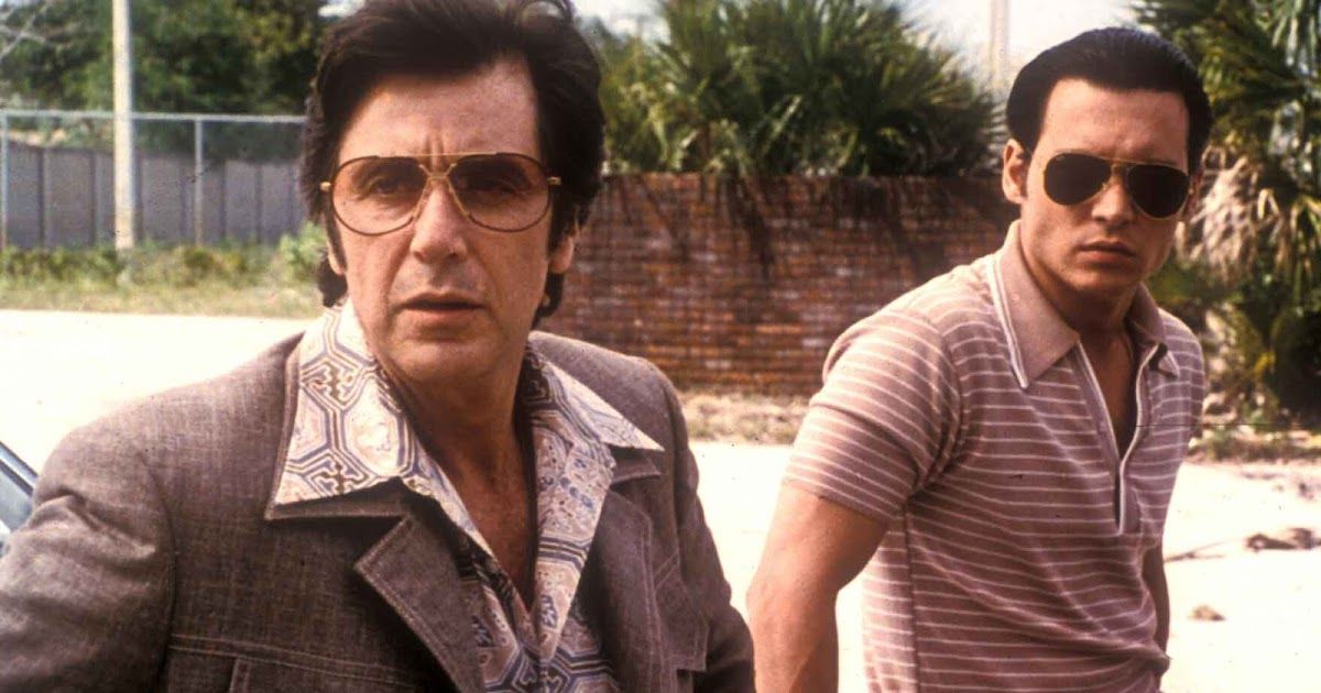 Al Pacino and Johnny Depp in Donnie Brasco