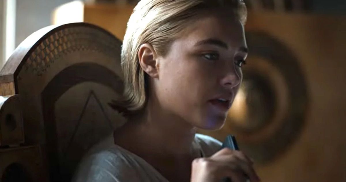 Florence Pugh dans le rôle de la princesse Irulan dans Dune : deuxième partie