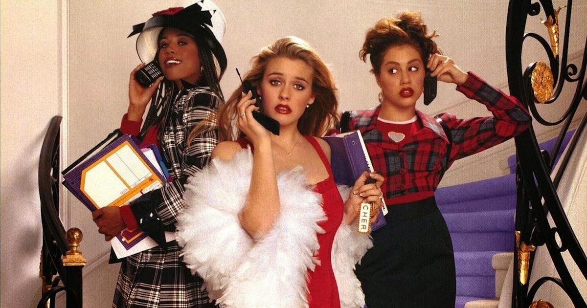 Cher and her friends Tai and Dionne in Clueless. 