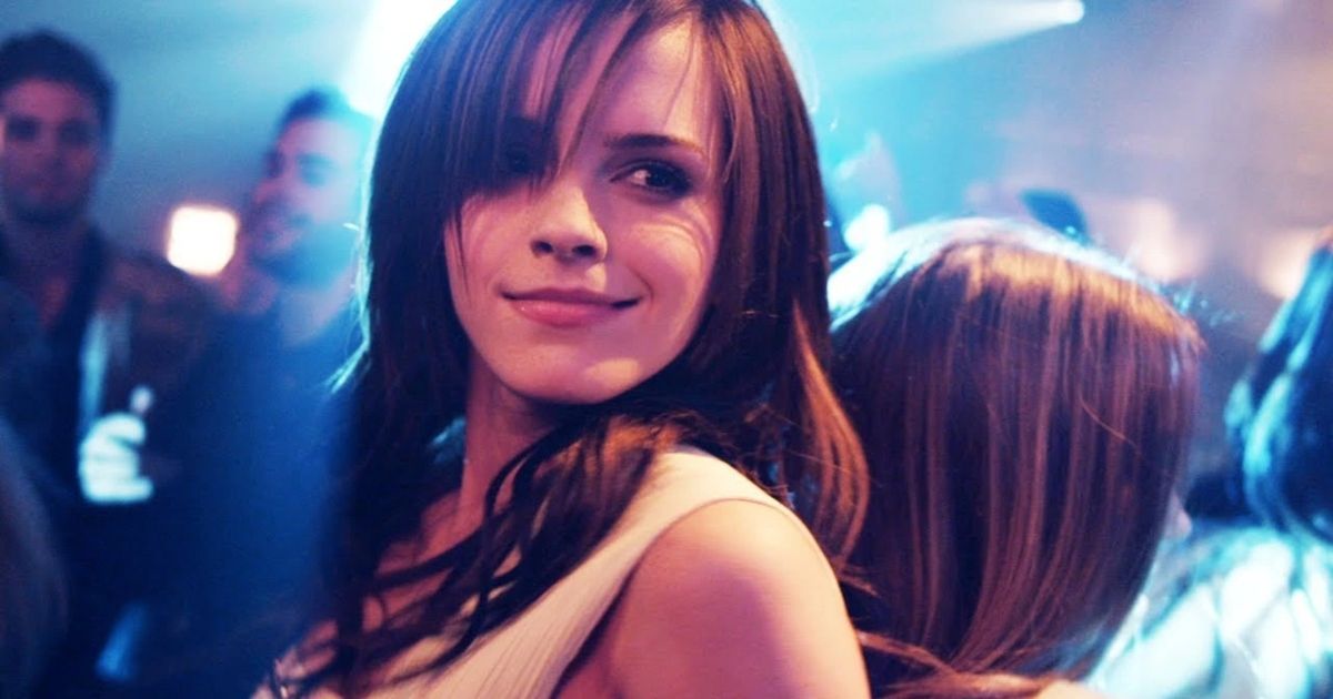 Emma Watson dancing in a club with a few friends in The Bling Ring