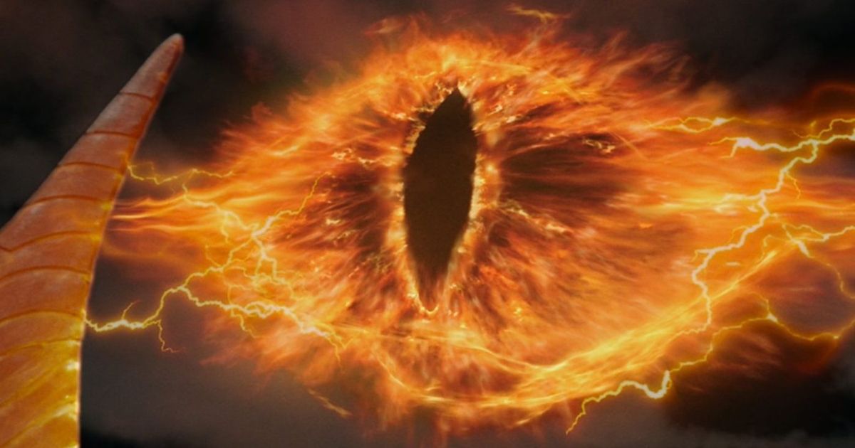 O Olho de Sauron em O Senhor dos Anéis: As Duas Torres