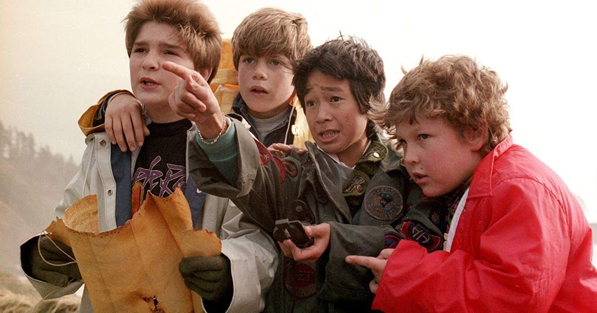 The cast of The Goonies
