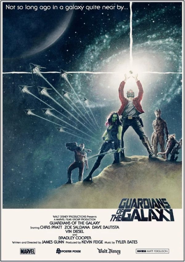 Guardians of the Galaxy Star Wars poster