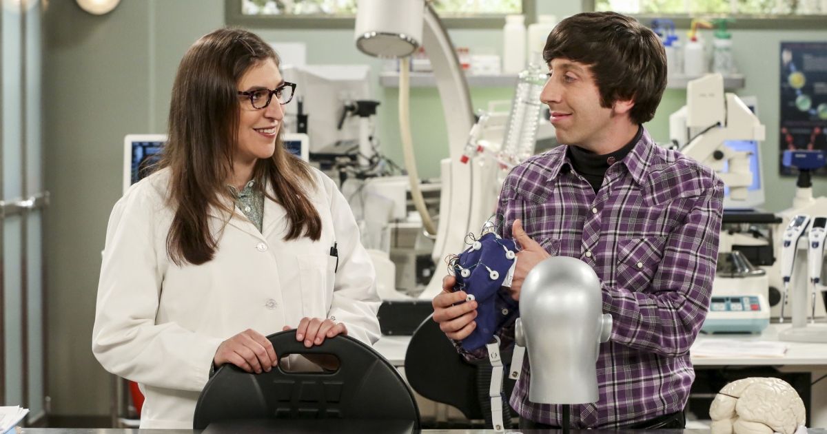 Howard and Amy in Big Bang Theory