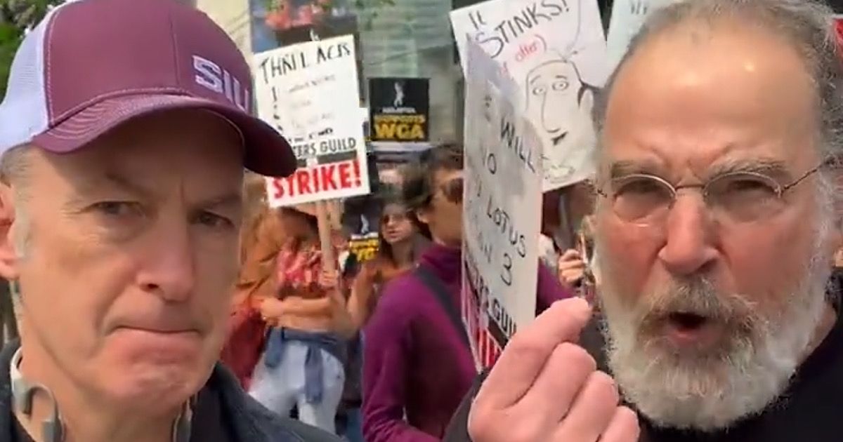 Bob Odenkirk and Mandy Patinkin Join NYC Writers Strike Picket Line