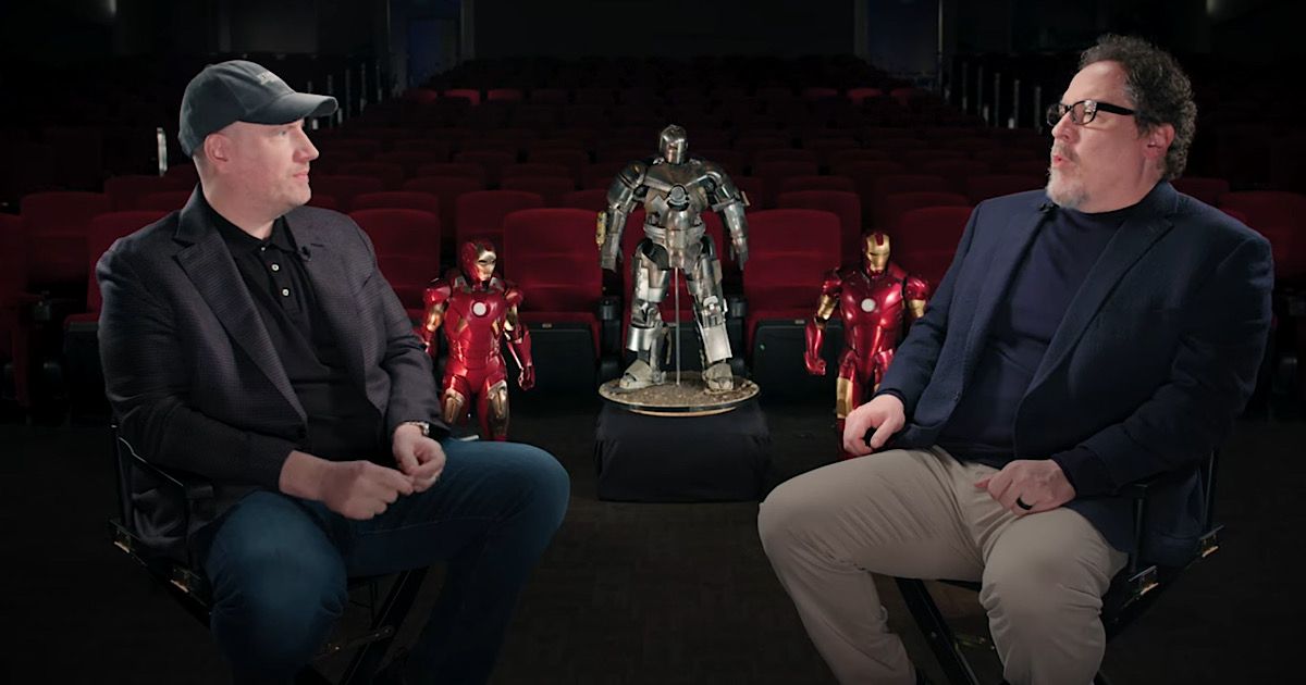 Kevin Feige and Jon Favreau Iron Man 15th anniversary