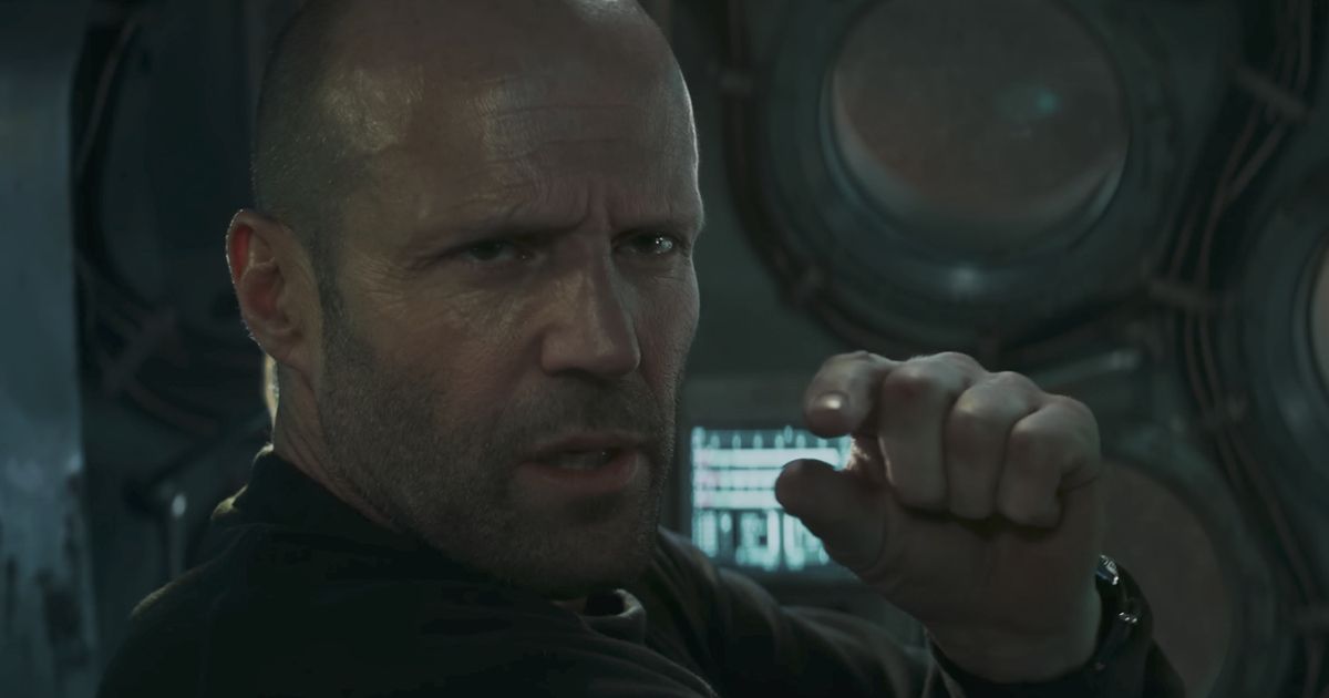 Jason Statham in Meg 2 The Trench