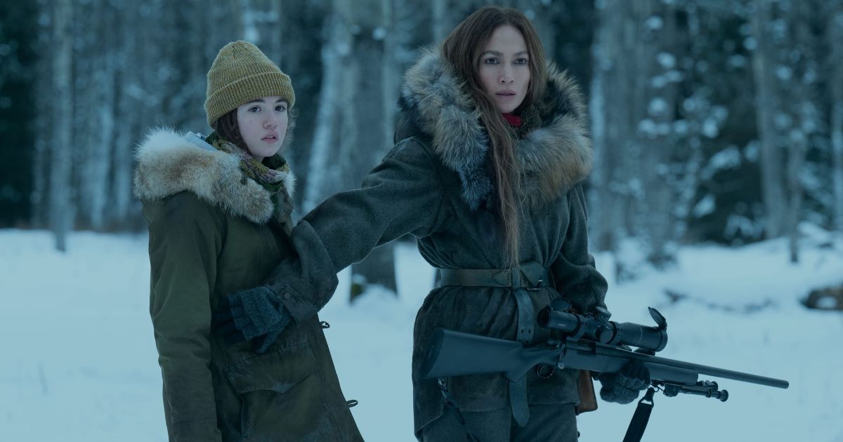 Lucy Paez and Jennifer Lopez in The Mother (2023)