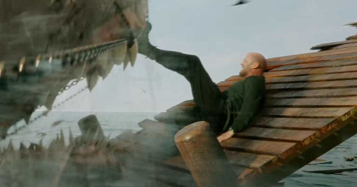 Meg 2: The Trench Trailer and Poster Tease More Giant Shark Action for Jason Statham