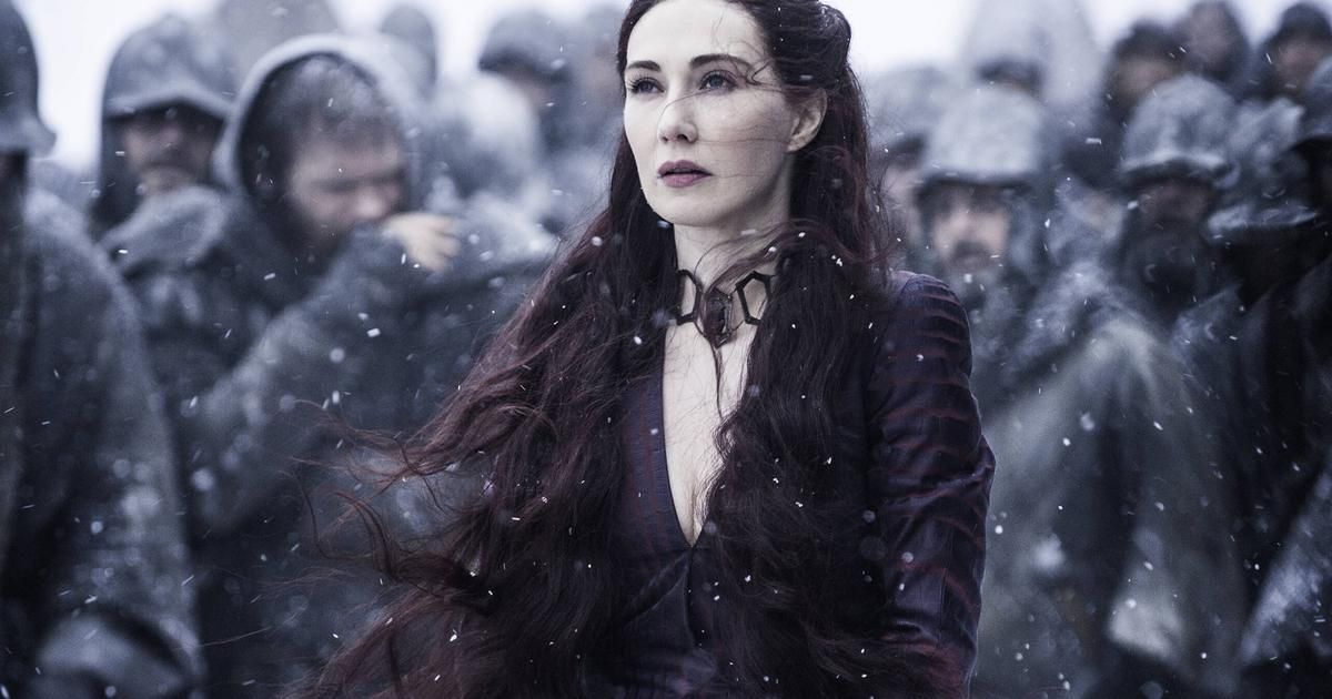 melisandre, The Red Woman in Game of Thrones. 