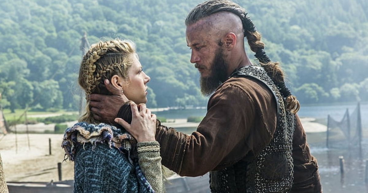 Ragnar and Lagertha in Vikings