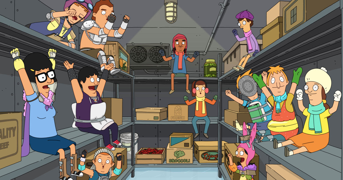 H. Jon Benjamin, Bobby Tisdale, Laura Silverman, Sarah Silverman, Kristen Schaal, Brian Huskey, Dan Mintz, & Eugene Mirman in Bob's Burgers