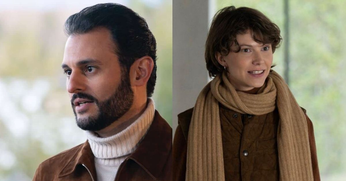 Succession stars Arian Moayed as Stewy and Eili Harboe as Ebba