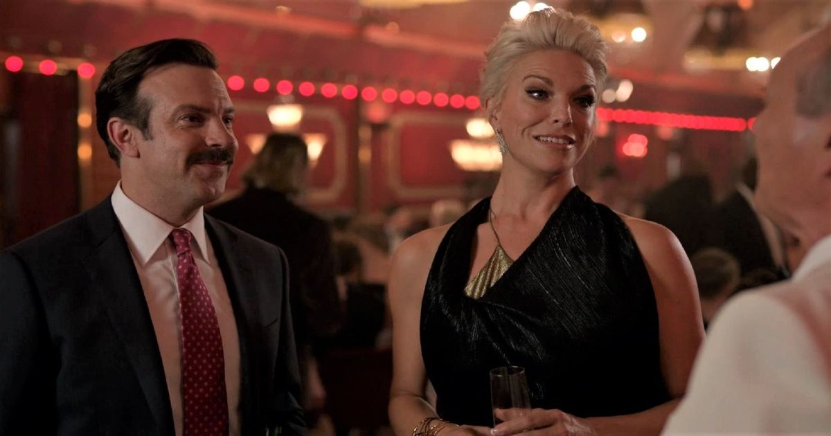 Jason Sudeikis and Hannah Waddingham