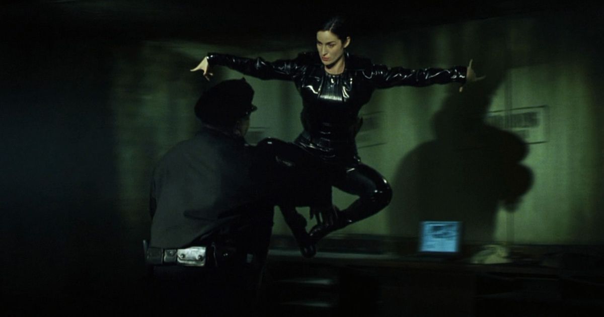 Carrie-Anne Moss in The Matrix