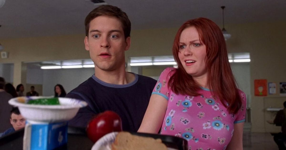 Tobey Maguire and Kirsten Dunst in Spider-Man 2002