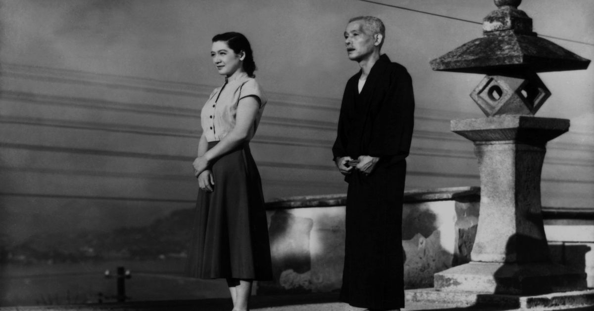 Chishû Ryû and Setsuko Hara in Tokyo Story