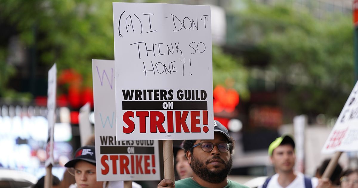 Writers Strike Stock Photo 2