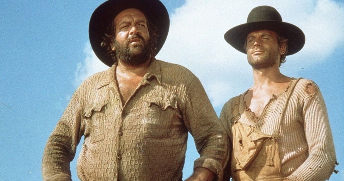 Bud Spencer and Terence Hill in They Call Me Trinity (1970)