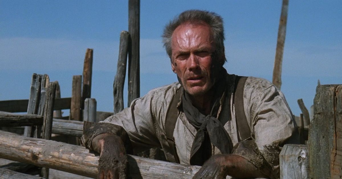 Clint Eastwood in a scene from Unforgiven