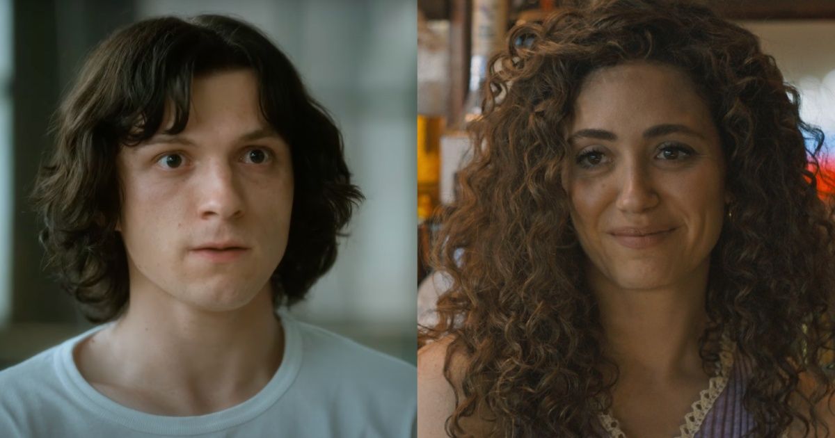 Emmy Rossum Explains Why Playing Tom Holland’s Mom in The Crowded Room ‘Makes Sense’