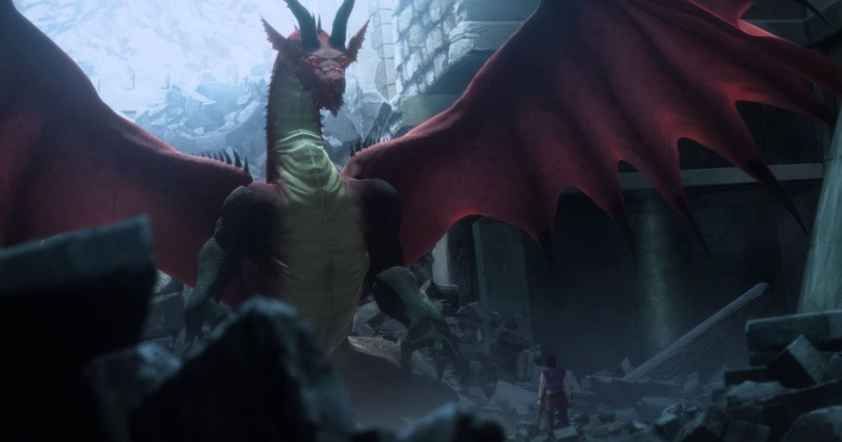 A dragon in Dragon's Dogma