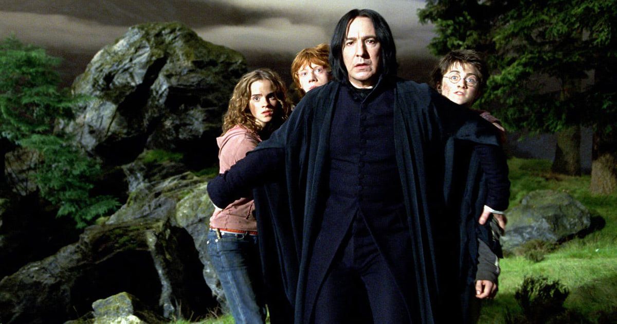 Harry Potter and the Prisoner of Azkaban Hermione, Ron, Snape, and Harry