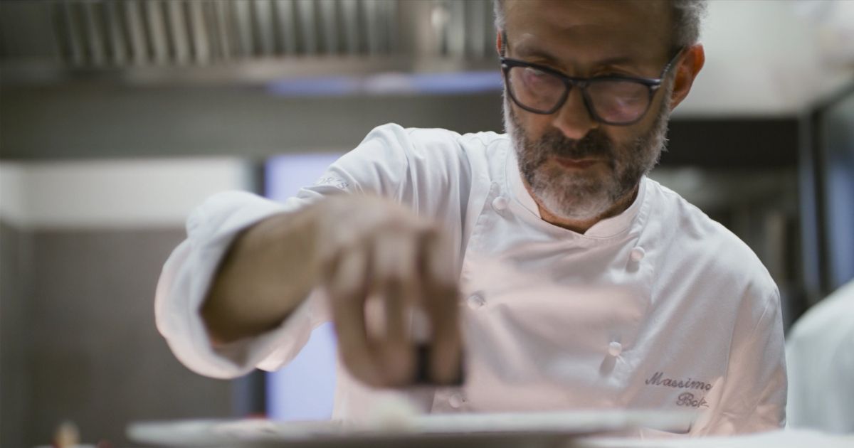 Massimo Bottura at the chef's table