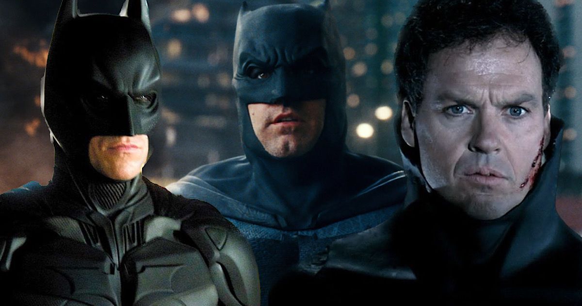 Michael Keaton Christian Bale Ben Affleck as Batman