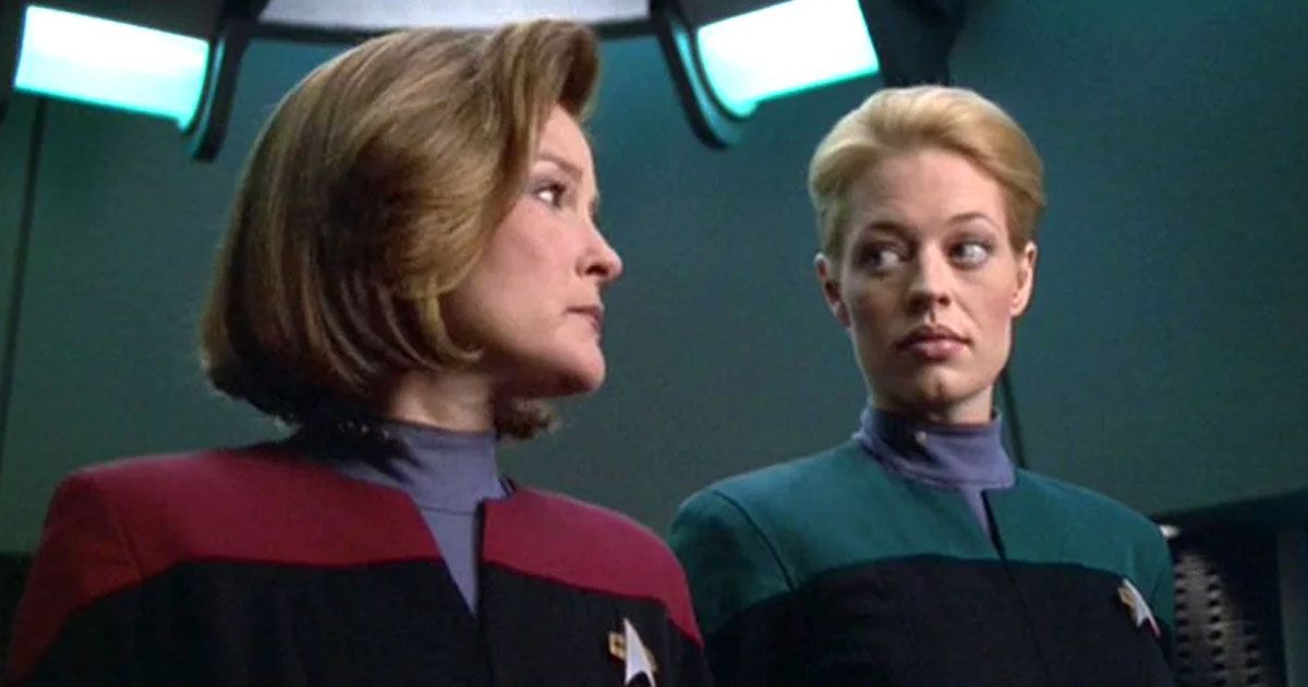 Captain Janeway and Seven of Nine