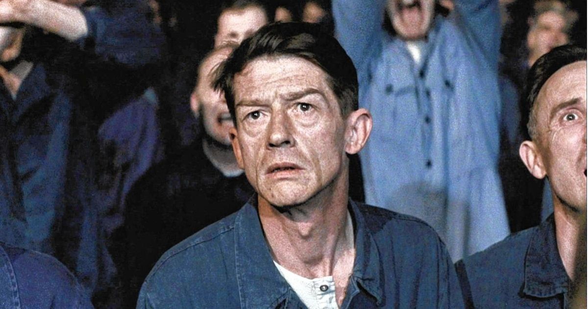 John Hurt as Winston Smith in (1984)