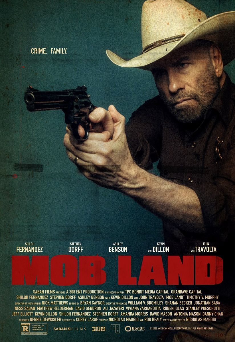 John travolta Mob Land poster