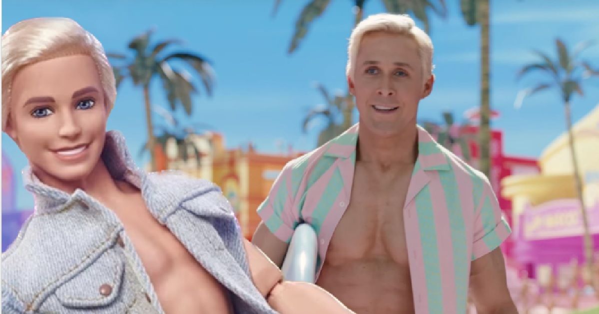 Ken doll ryan gosling Barbie movie