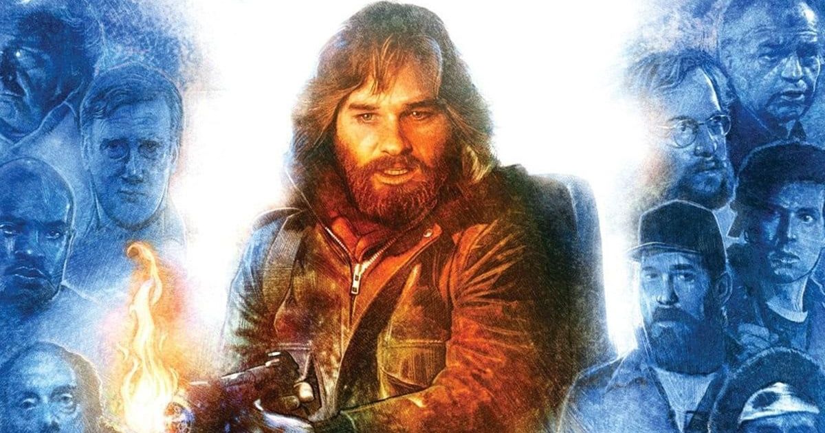 Kurt Russell and cast in John Carpenter's The Thing