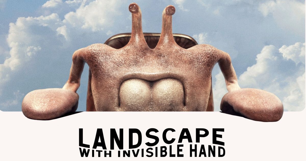 Landscape with Invisible Hand poster art