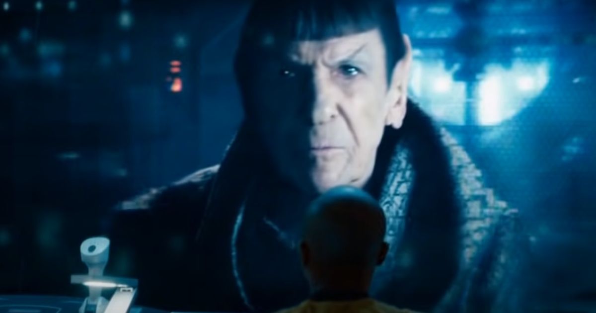 Nimoy in Star Trek Into Darkness