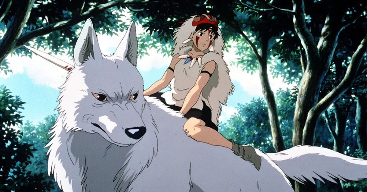 Princess Mononoke from Hayao Miyazaki and Studio Ghibli