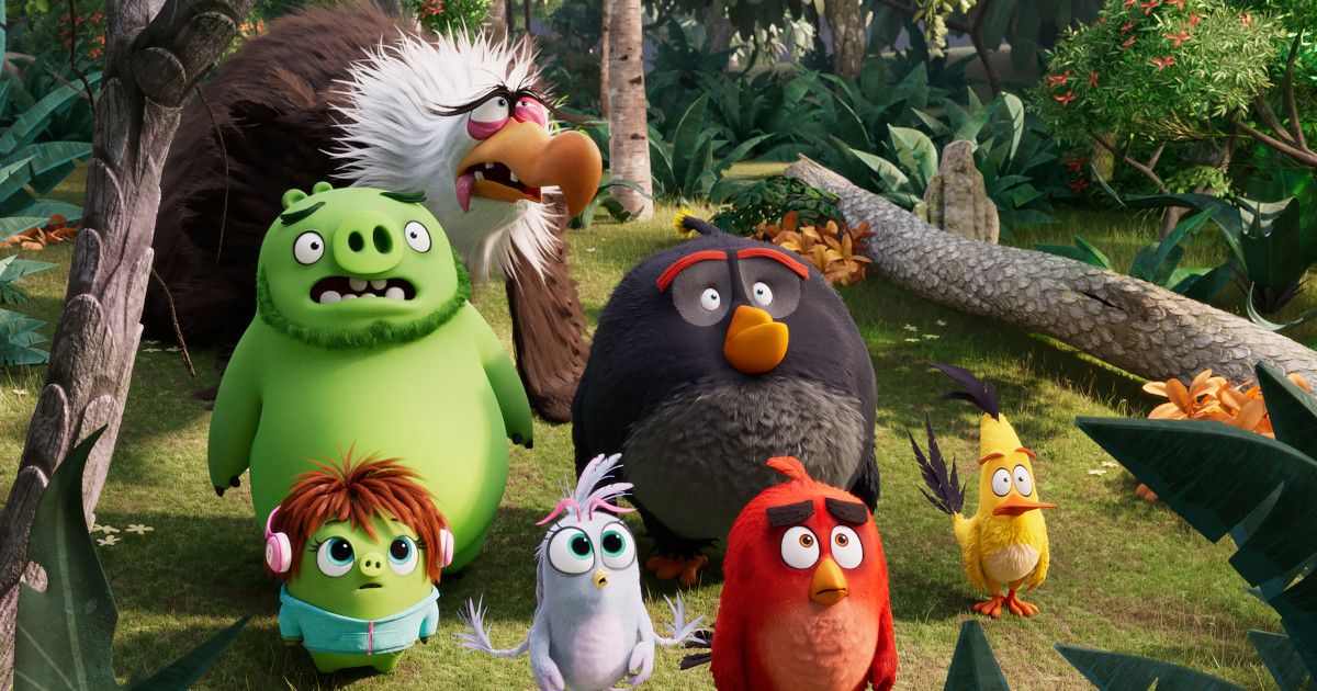 Characters from The Angry Birds 2 movie