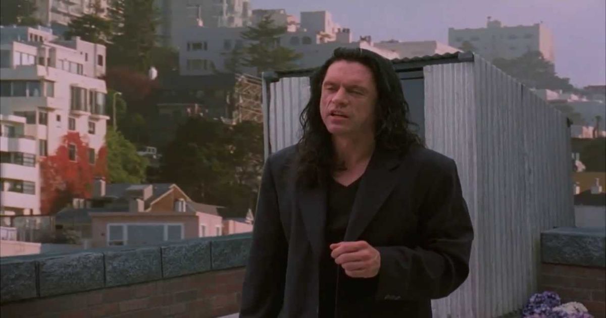 The Room Tommy Wiseau Rooftop Scene 