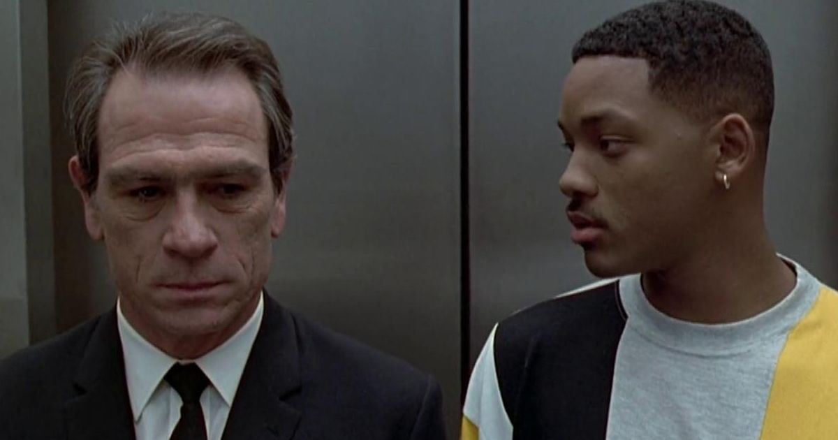 Will Smith and Tommy Lee Jones in the first Men in Black film