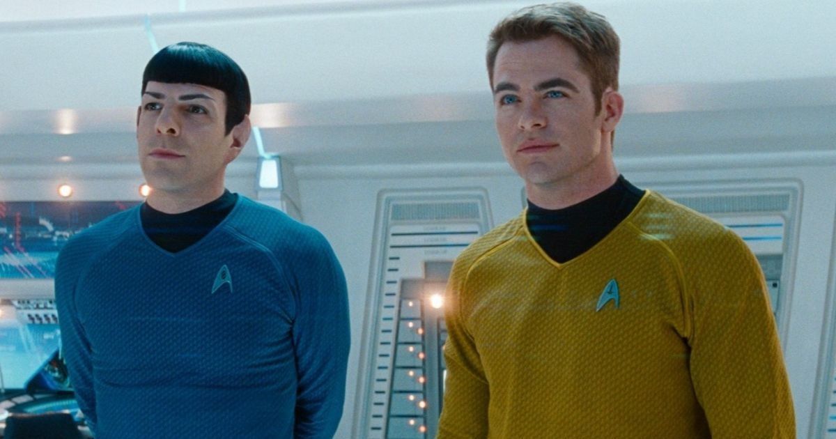 Quinto e Pine como Spock e Kirk em Star Trek