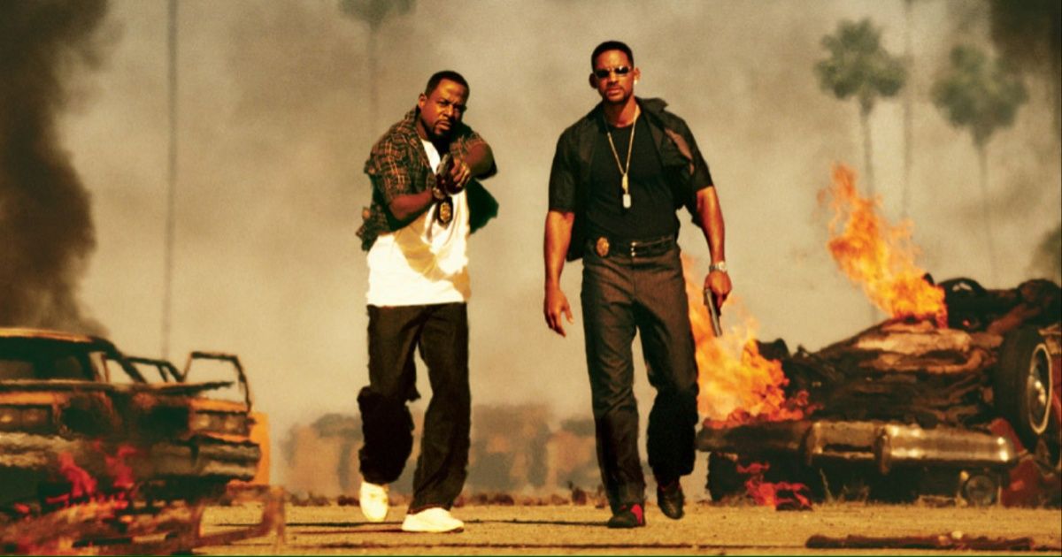 Will Smith and Martin Lawrence in the Michael Bay movie, Bad Boys II (2003)