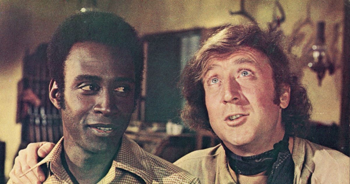 Cleavon Little and Gene Wilder as Bart and Jim in Blazing Saddles