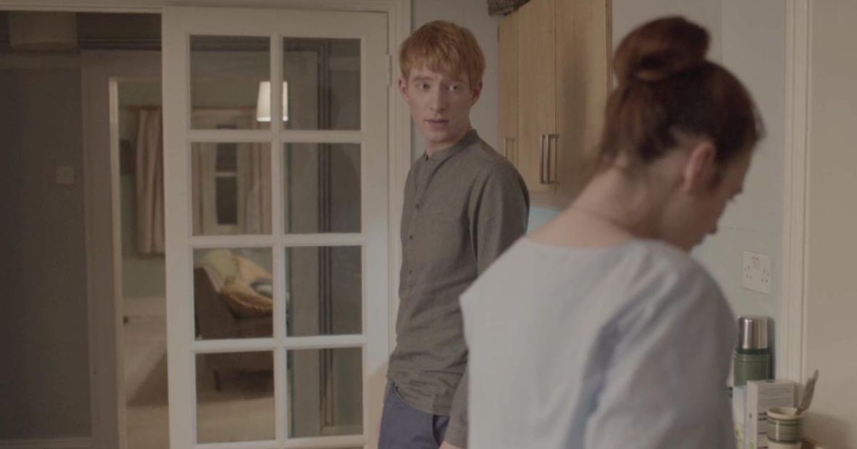 Domhnall Gleeson and Hayley Atwell in Black Mirror.