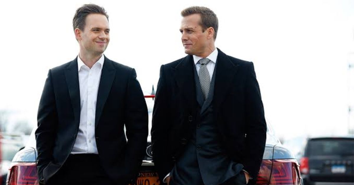 Macht and Adams in Suits