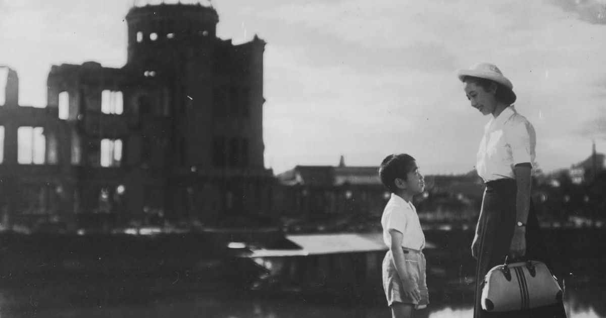 Still from the 1952 Japanese film, Children of Hiroshima