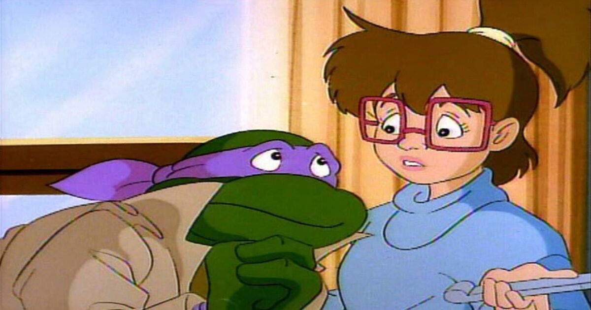Irma and Donatello in TMNT