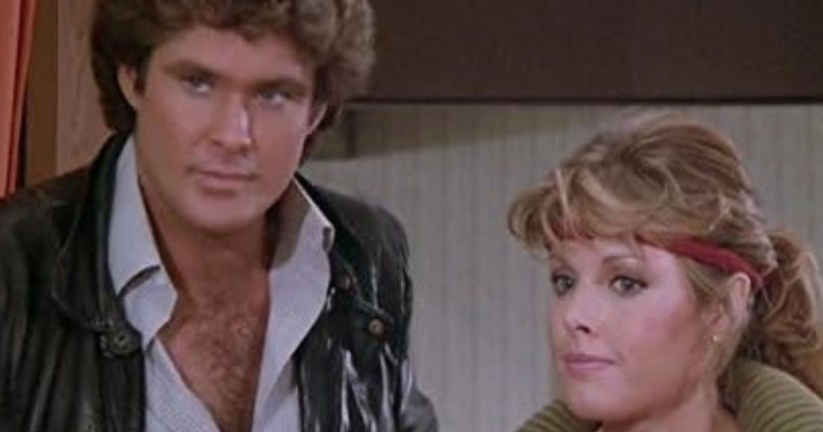 David Hasselhoff et Rebecca Holden dans Knight Rider