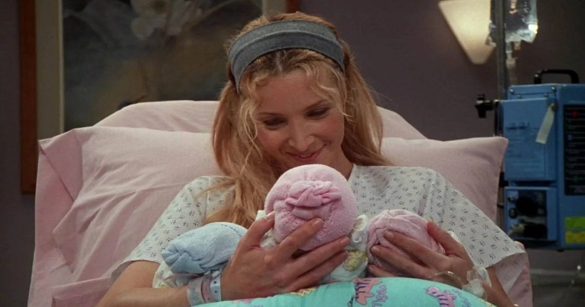 Pheobe with triplets