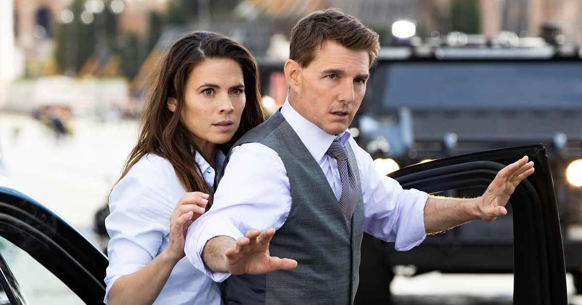 Haley Atwell and Tom Cruise in Mission: Impossible - Dead Reckoning Part One